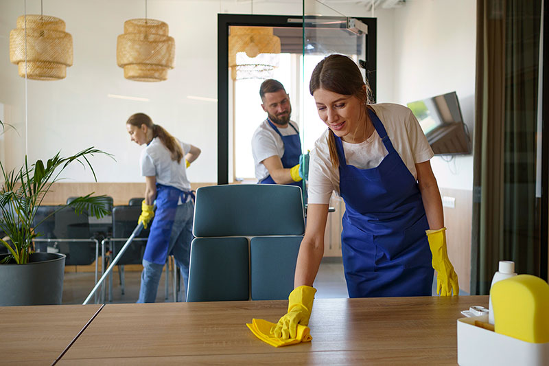 House cleaner working in a Chicago home